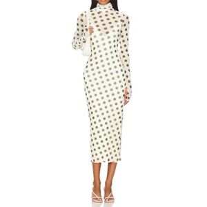 AFRM Shailene Mesh Dress (Size: L)